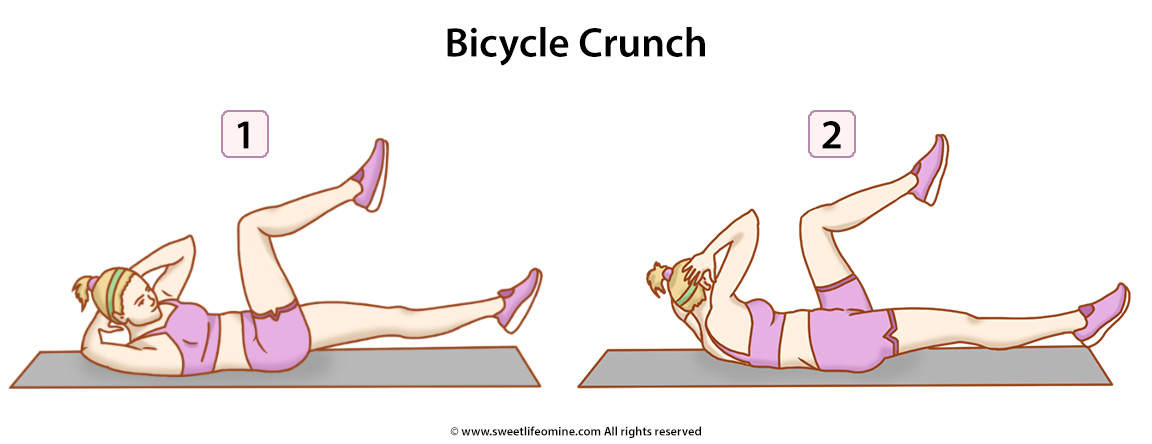 Bicycle Crunch Exercise