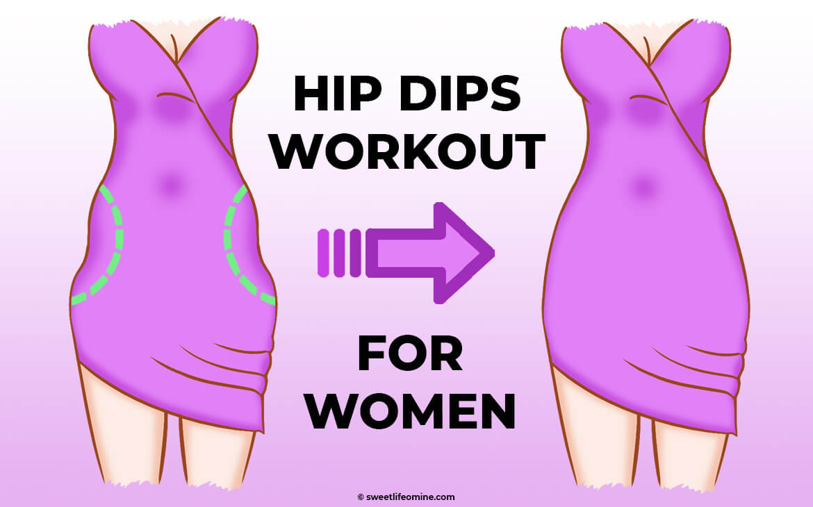 Hip Dips Workout for Women (at home)